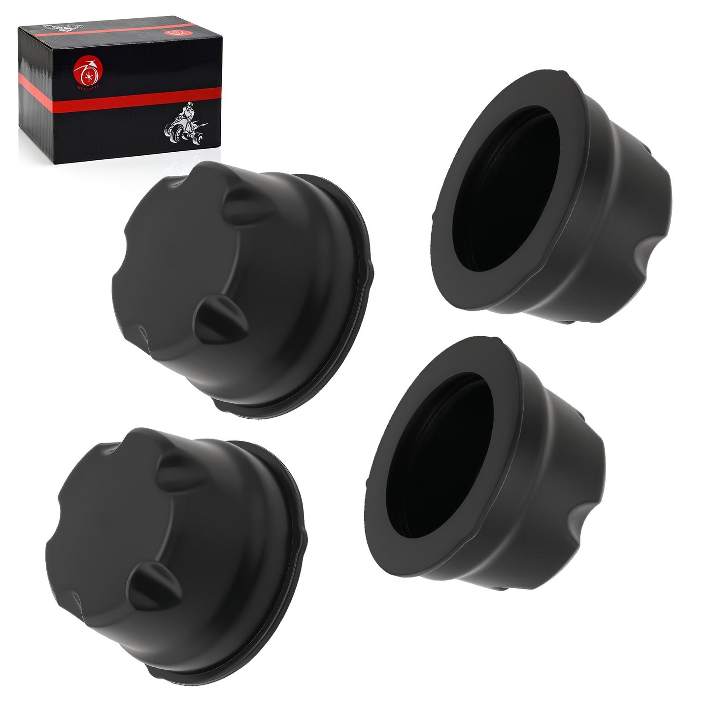 Set of 4 Wheel Hub Caps for Suzuki Eiger 400 (2002–2007)