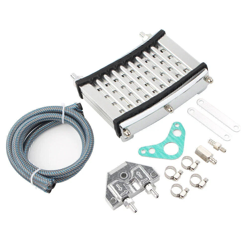Oil Cooler Radiator for 125cc 140cc 150cc Dirt Pit Bike ATV Silver