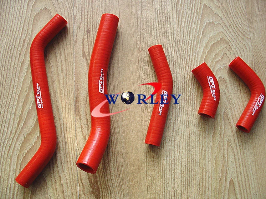 Silicone Radiator Hose RED for KAWASAKI KXF450 KX450F 2006-2008