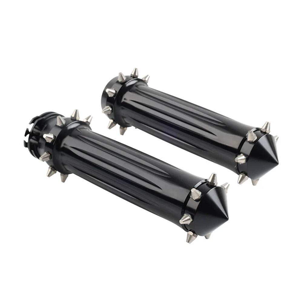 1'' Spikes Motorcycle Hand Grips for Harley Touring Dyna Softail