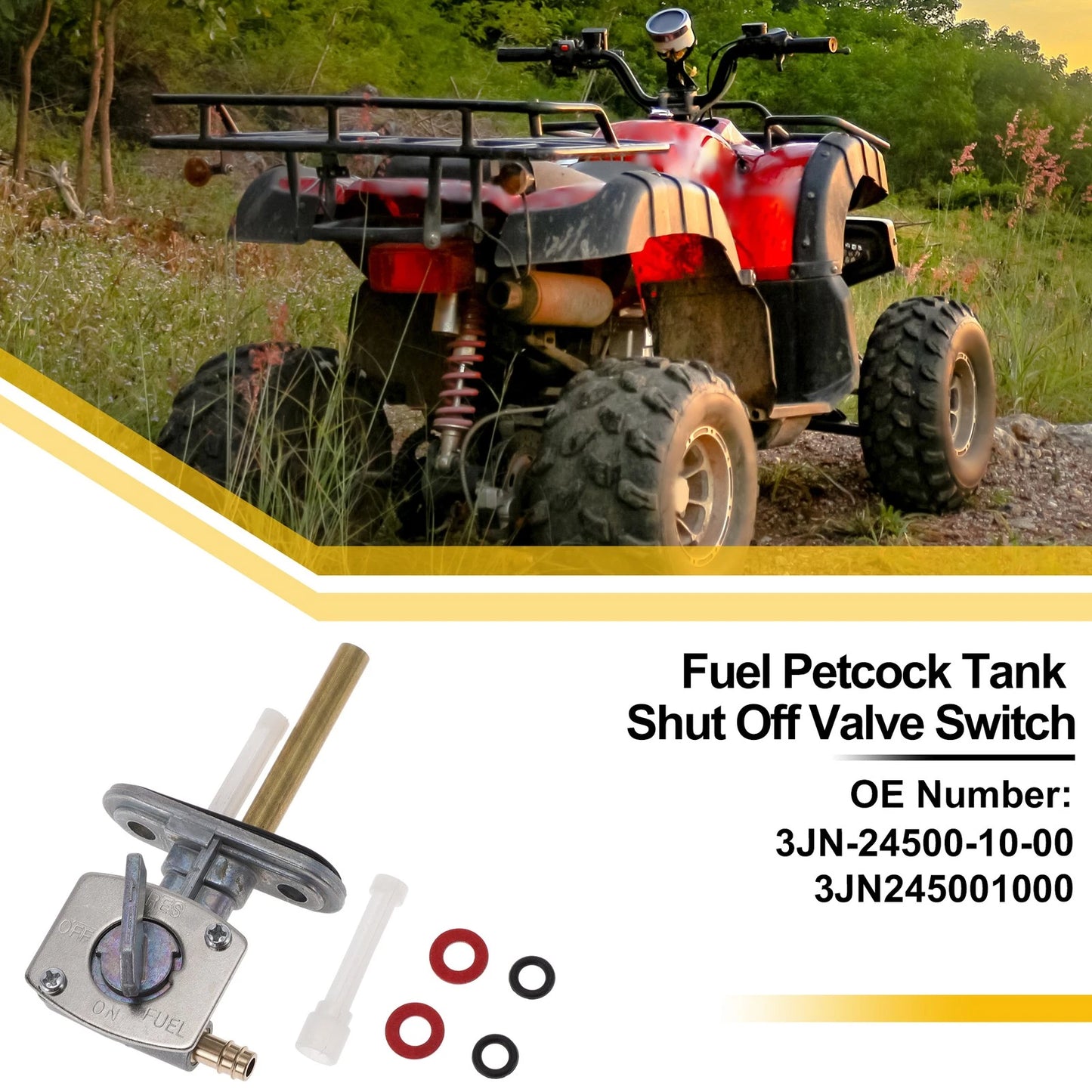 Fuel Valve Petcock for Yamaha Bear (No.3JN-24500-10-00)