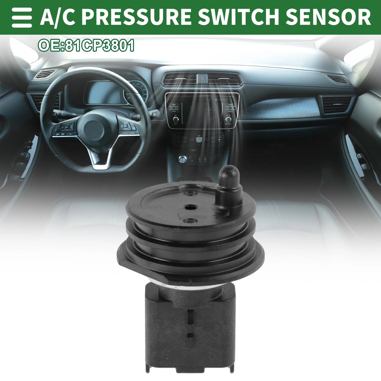 A/C Pressure Switch Sensor for Ford Focus 2.0 TDCi (2016) 81CP3801