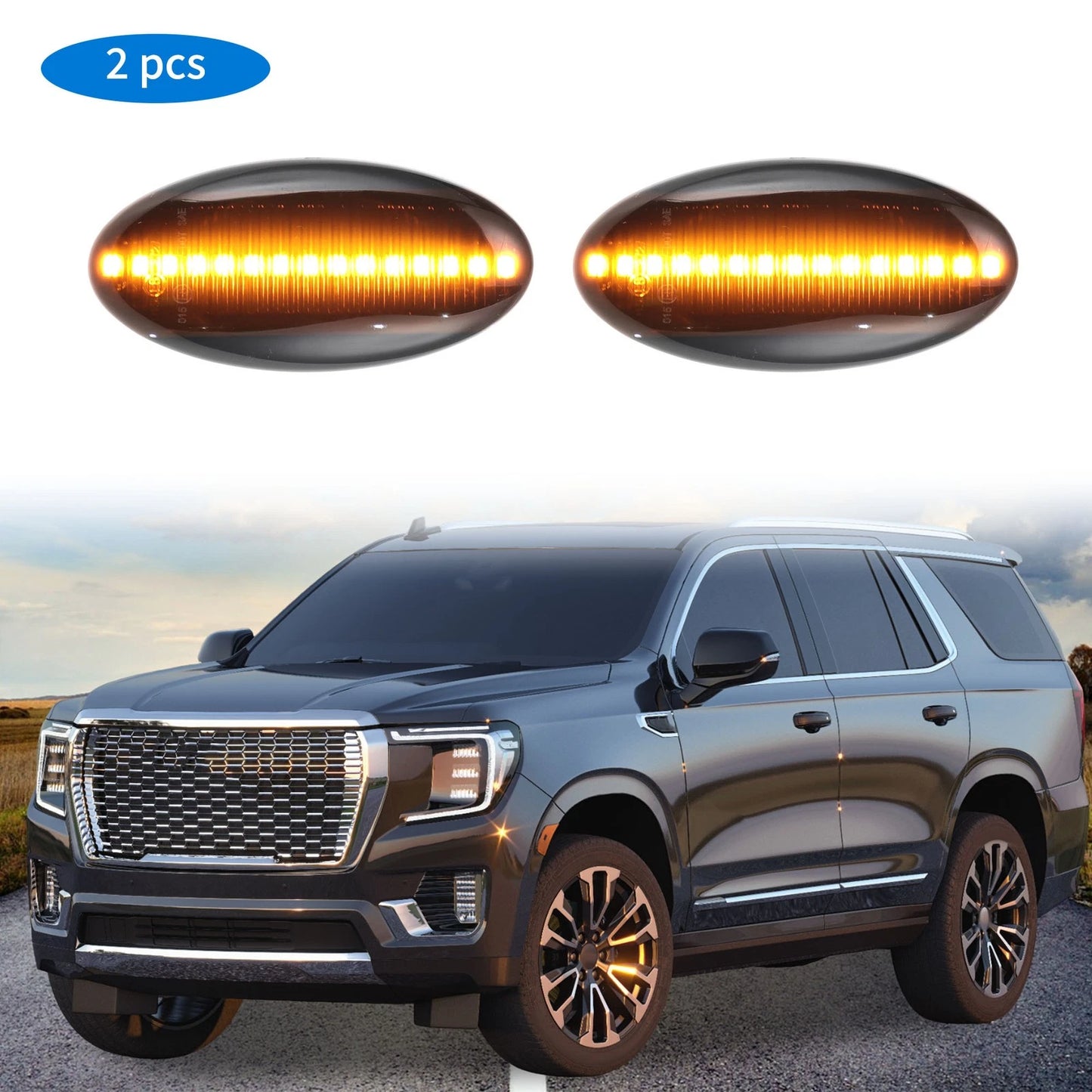 2X LED Side Fender Marker Light for Subaru Impreza G12 (2008–2011)