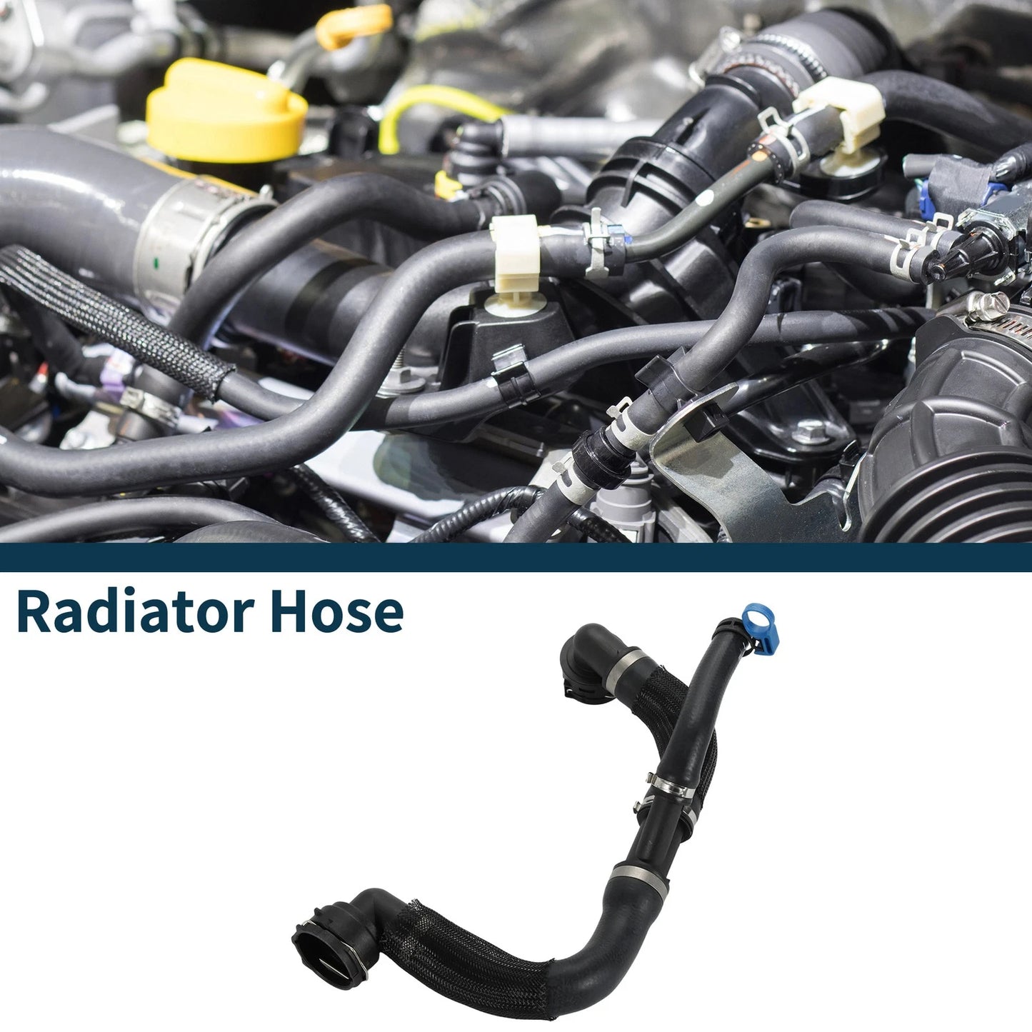 Radiator Hose for Land Rover Range Rover Evoque (2012–2018) No.LR094103 Rubber