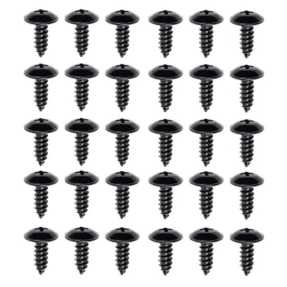 30 Pcs Fender Liner Retainer Screws for Hyundai Accent