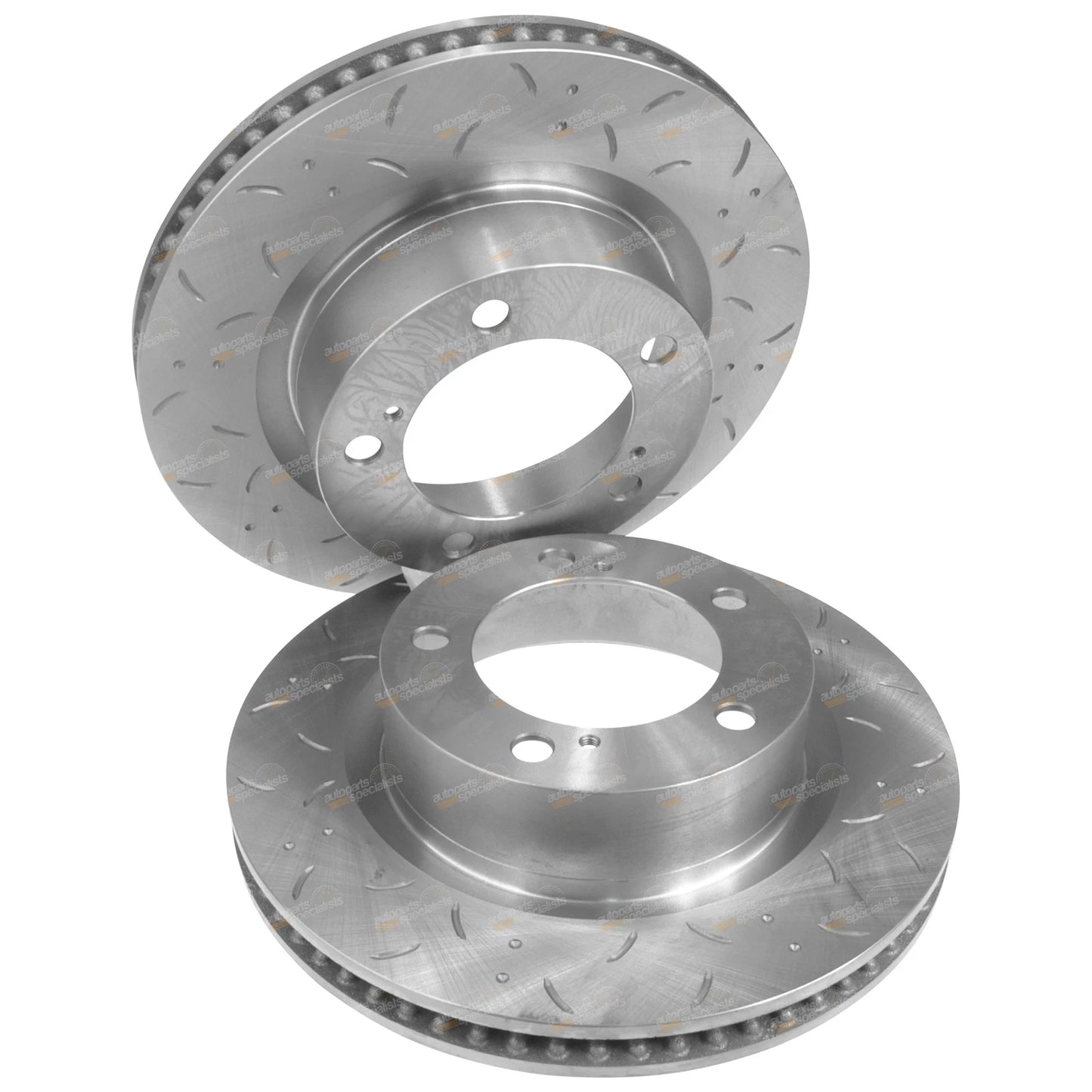 Dimpled & Slotted Disc Brake Rotors & Pads for Landcruiser 200 Series (2008–2021)
