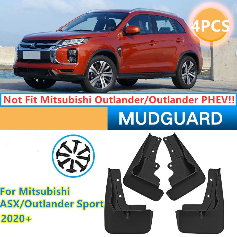 Mud Flaps Splash Guard for Mitsubishi ASX Outlander Sport (2020–2023)