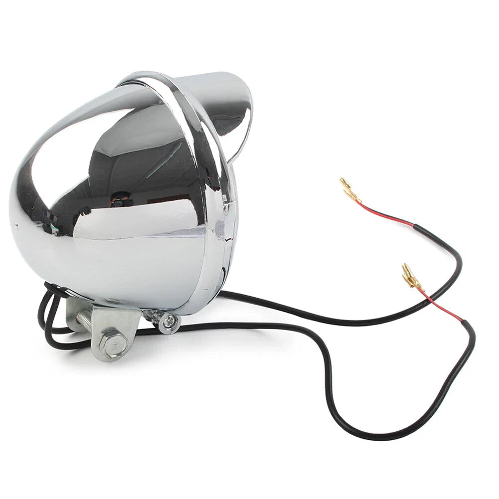Fog Light Lamp for Harley Honda Suzuki Motorcycle Chrome