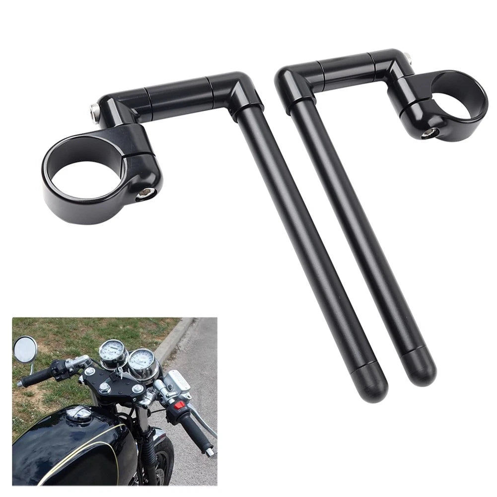 43MM Cafe Racer Clip-On Handlebar Fork Tube for Universal Motorcycle