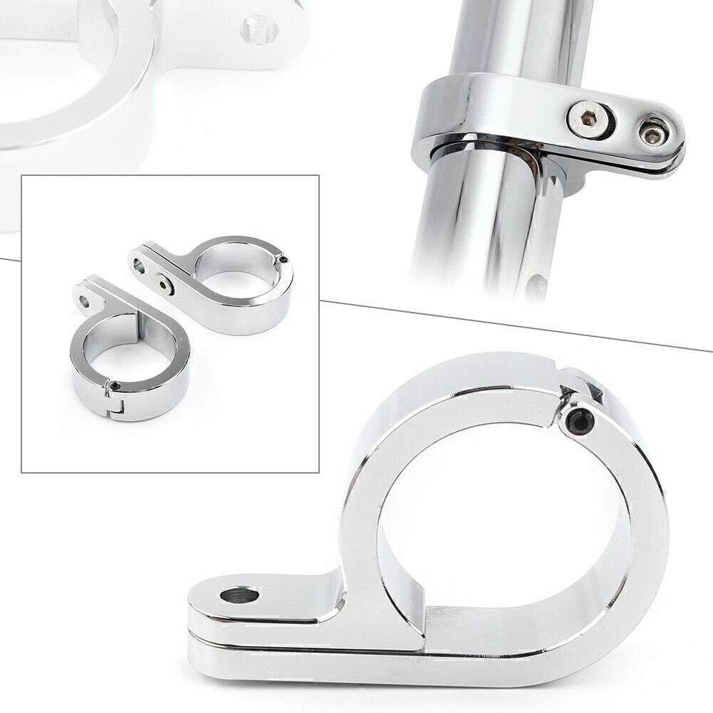 Universal Motorcycle Handlebar Mount Clamp Clock for 1.25" Bars