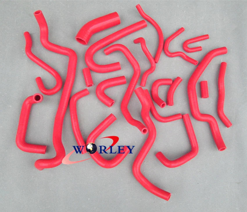 25PCS Silicone Radiator Hoses for Nissan Silvia 180SX 200SX S13 (89-94)