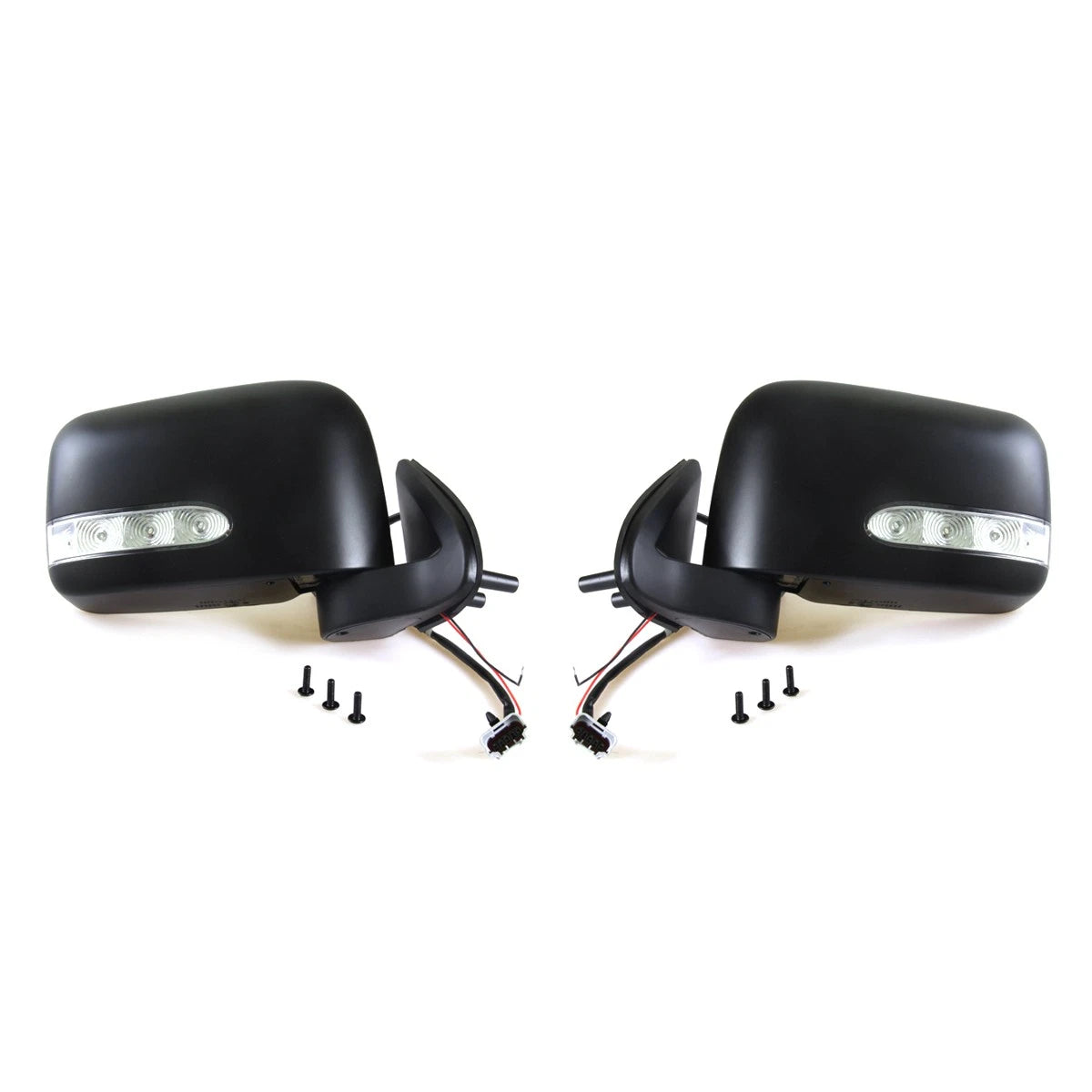 Electric LED Door Mirrors for Nissan D22 Navara Frontier (1997–2004)