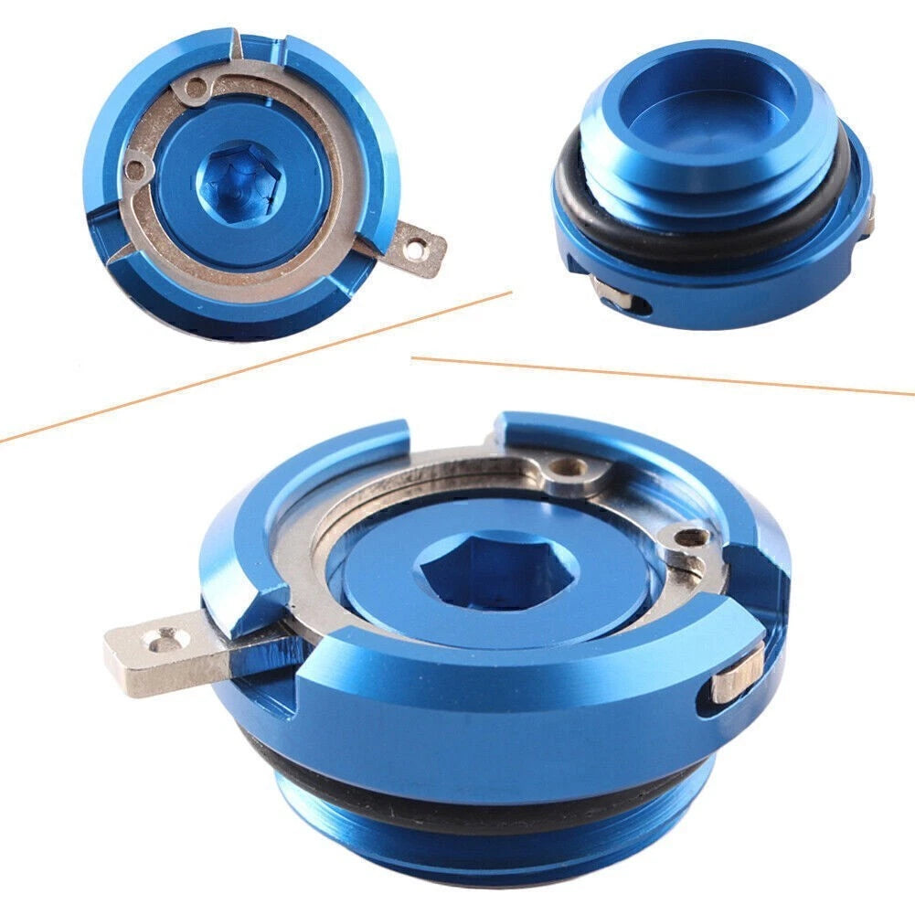 Oil Filler Cap Set for Yamaha FJ1100 (1984–1985) & FZ600 (1987–1988) Blue