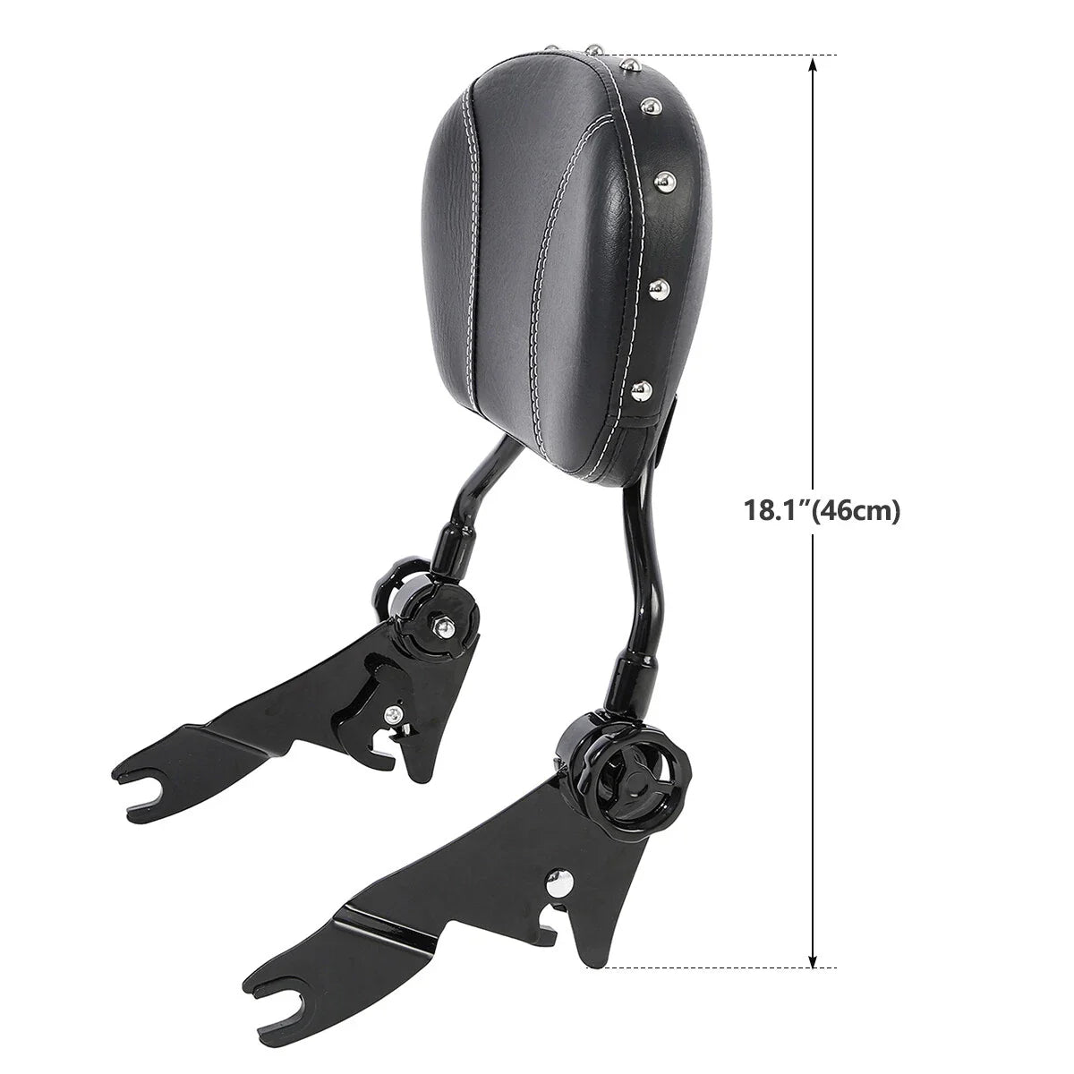 Passenger Backrest Sissy Bar for Harley Street Glide (2009-2024) Black