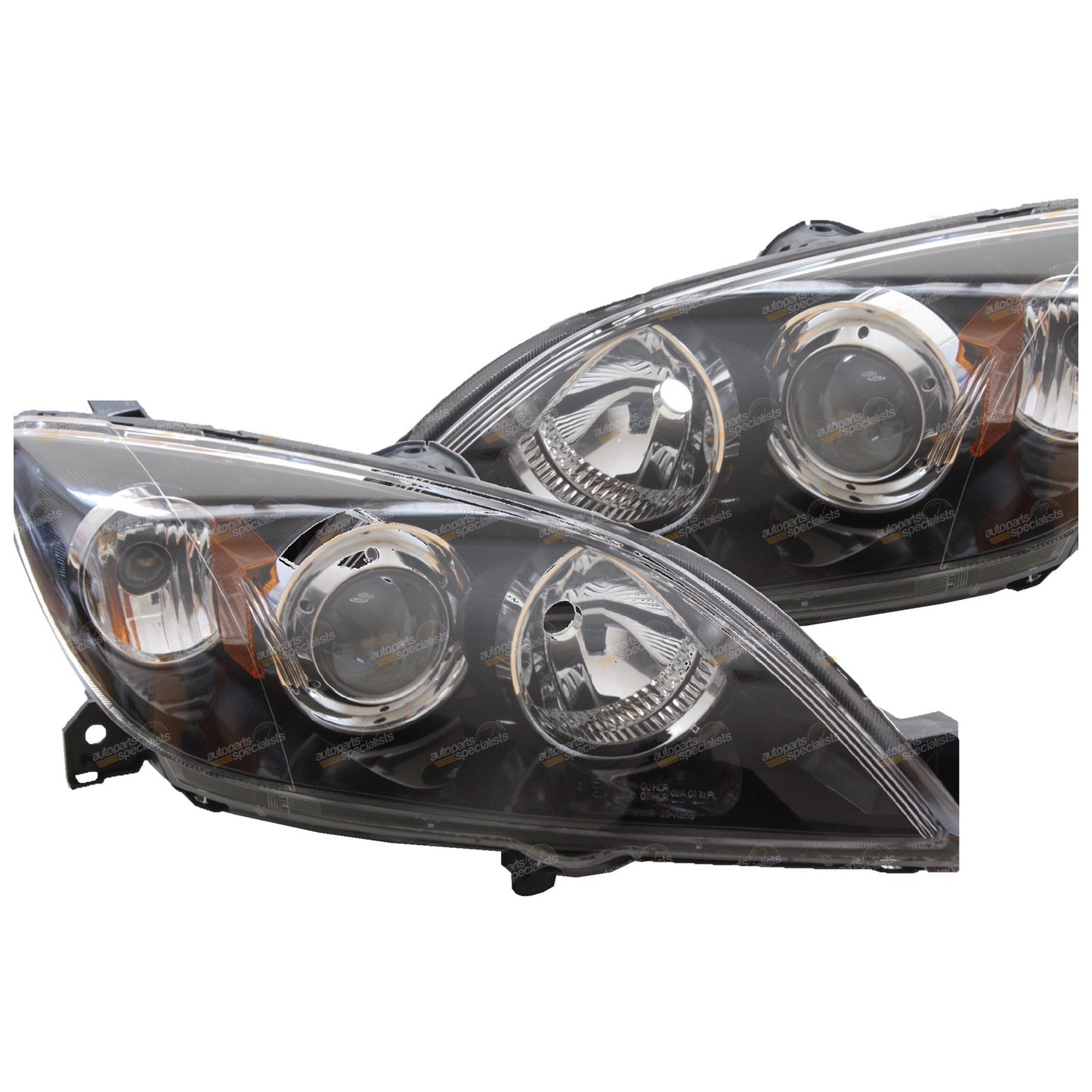 Headlight Pair for Mazda 3 BK SP23 Hatch (2004–2009)