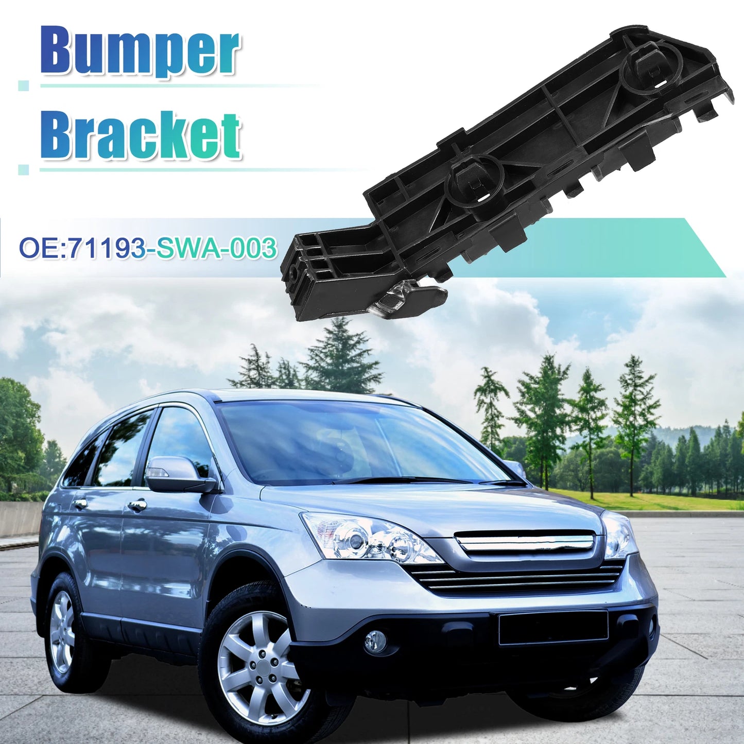 Right Side Front Bumper Bracket NO.71193-SWA-003 for Honda CR-V (2007–2011)