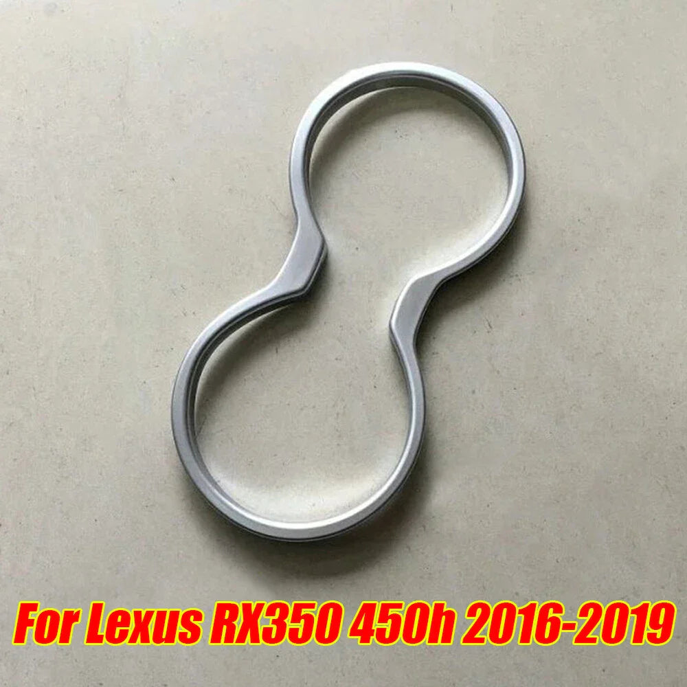 Center Console Silver Cup Holder Panel Trim for Lexus RX350/450H (2016–2021)