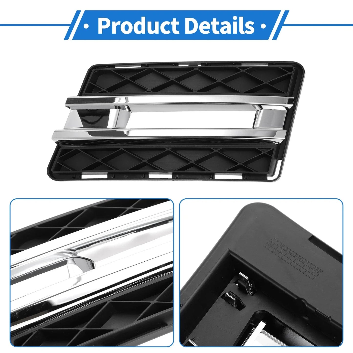 Front Left Fog Light Grill for Mercedes-Benz GLK-Class (2008-2015)