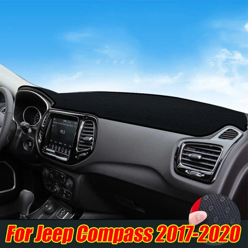 Dash Mat Sun Cover Pad for Jeep Compass (2017–2020)