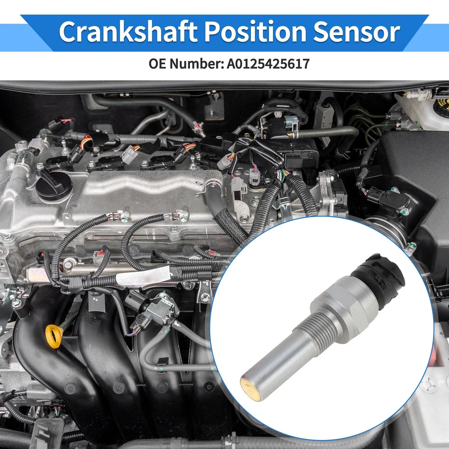 Speed Sensor for MERCEDES-BENZ ACTROS (1997-2002) A0125425617