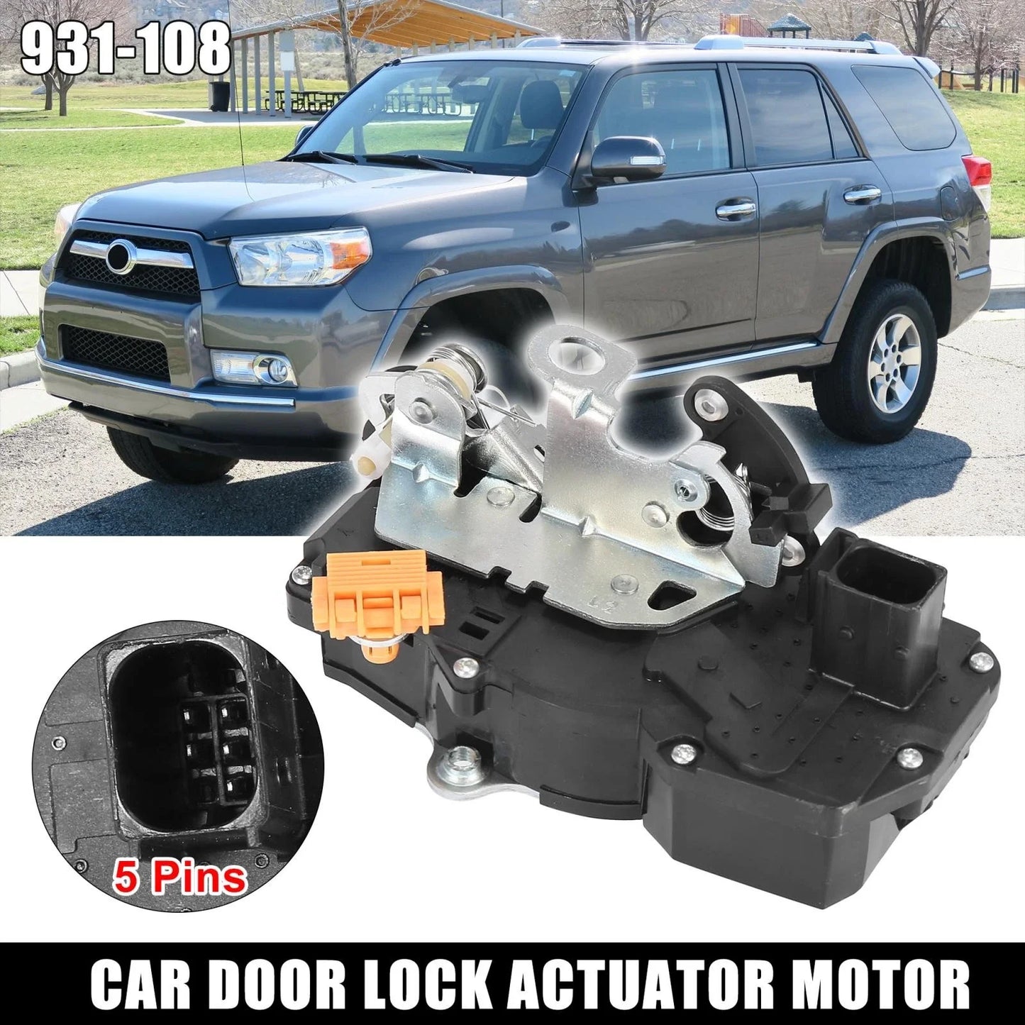 Rear Left Door Lock Actuator Motor for Cadillac Chevrolet Suburban (2000-2006)