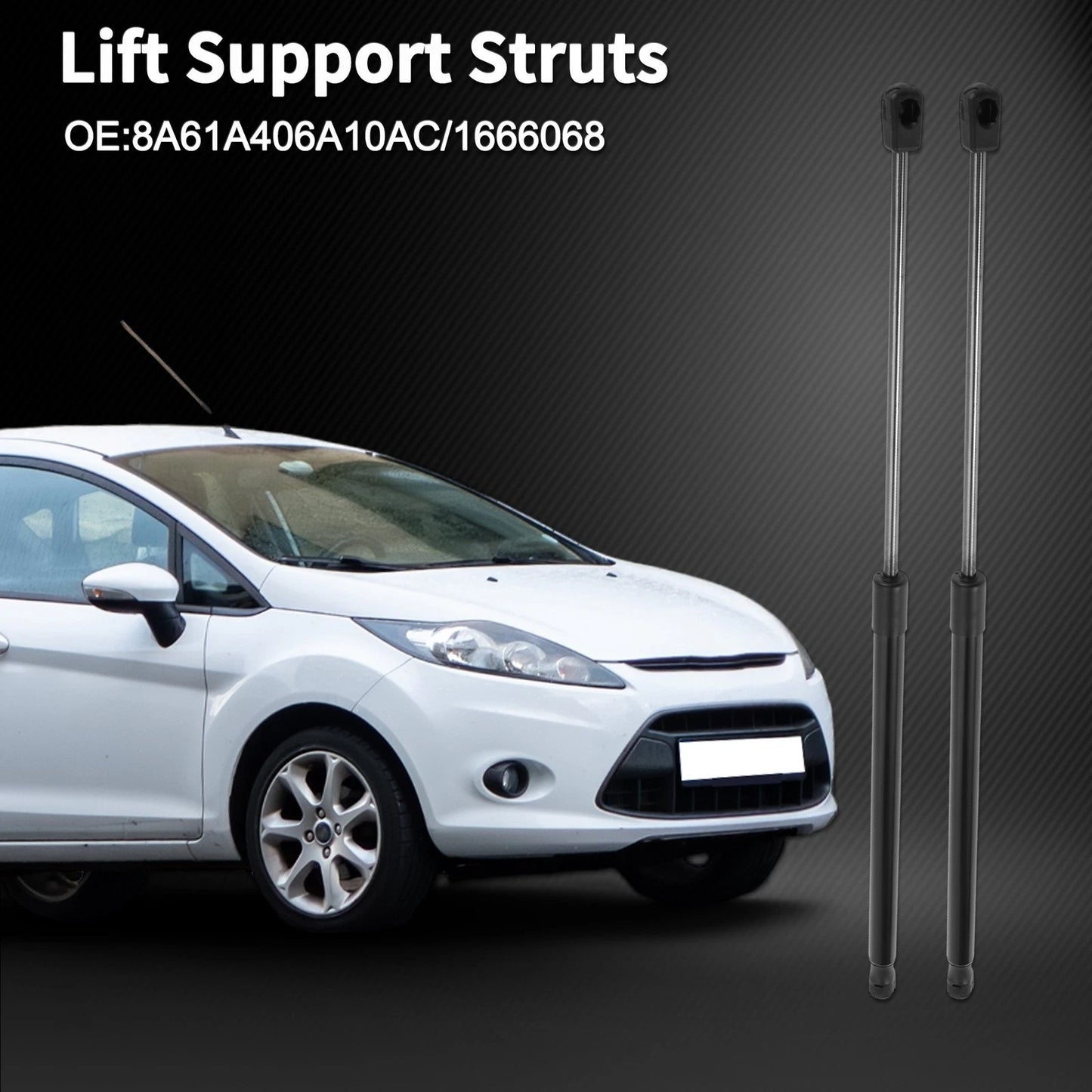 Tailgate Lift Supports Struts No. 8A61A406A10AC/1666068 for Ford Fiesta (2008–2017)