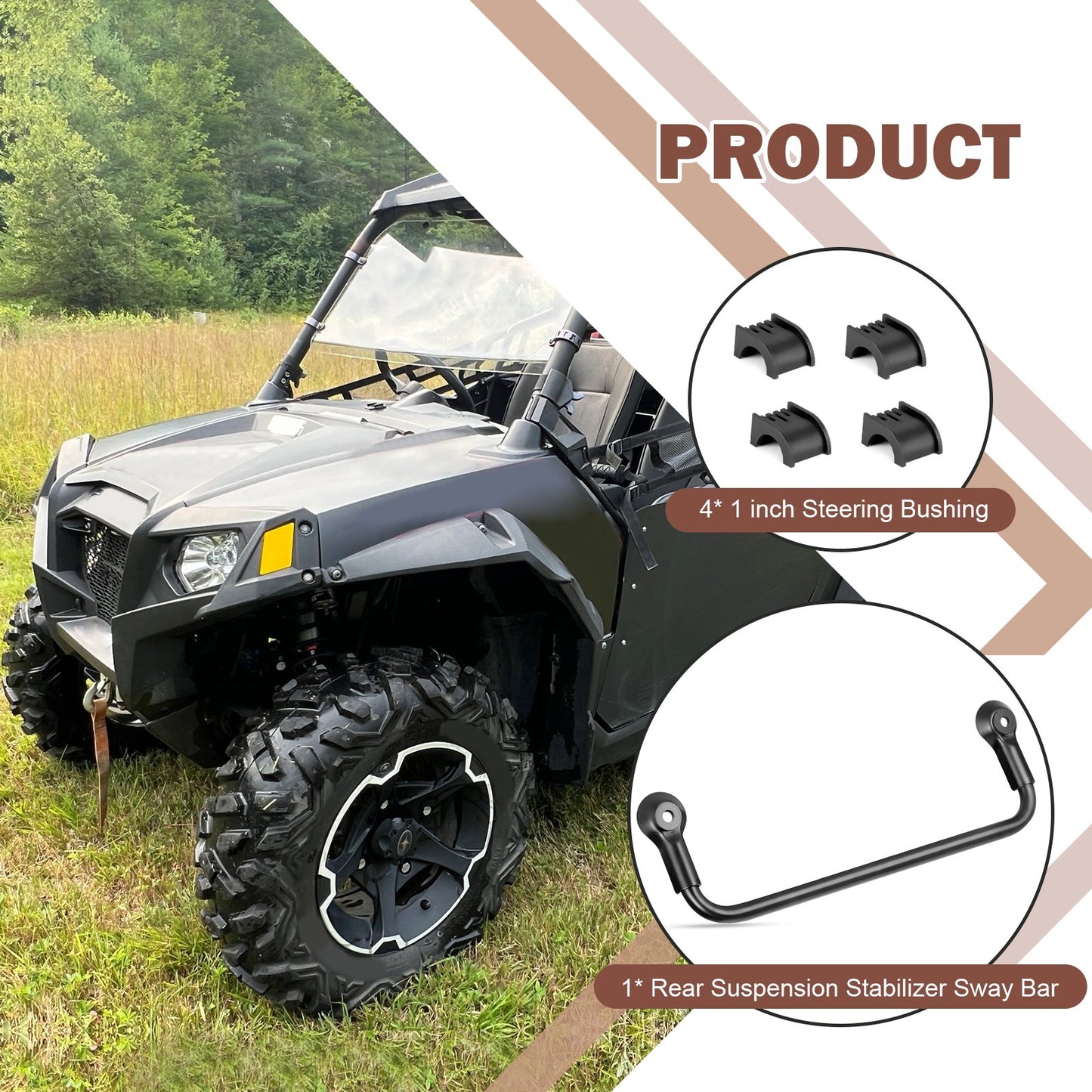 Rear Suspension Stabilizer Bar for Polaris RZR 800 (2008–2014)