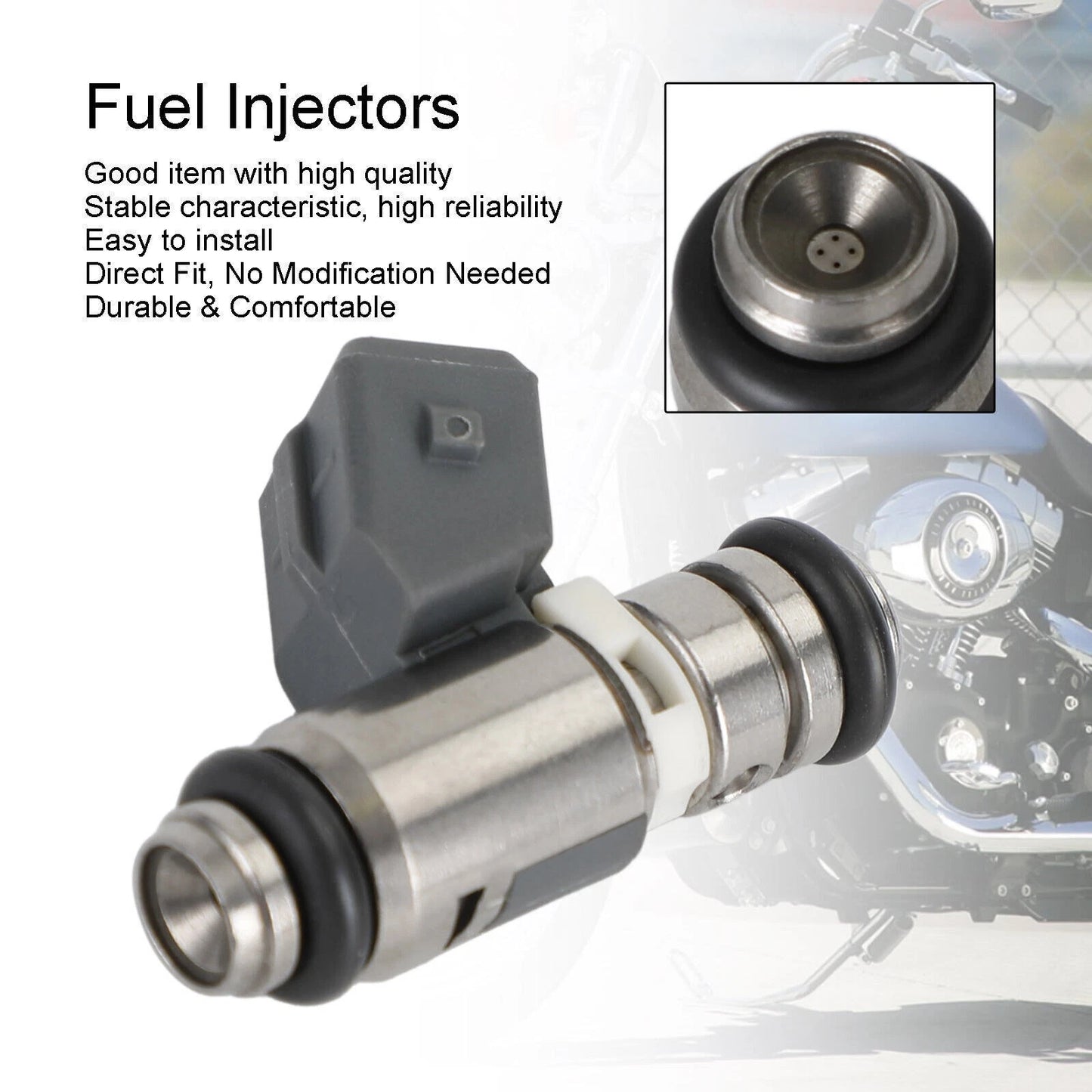 Fuel Injectors for Davidson Dyna FLH FLT (2001–2010) IWP162 IWP-162 28040151A