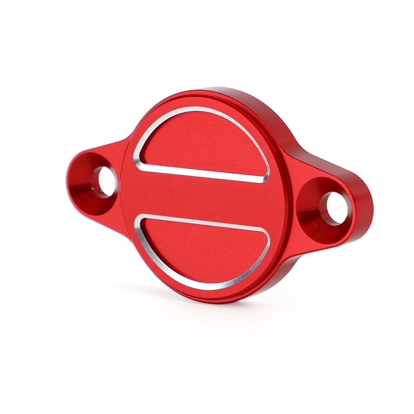 Red Oil Filter Cover for Ducati Hypermotard 796 939 950 1100 S (2010–2020)