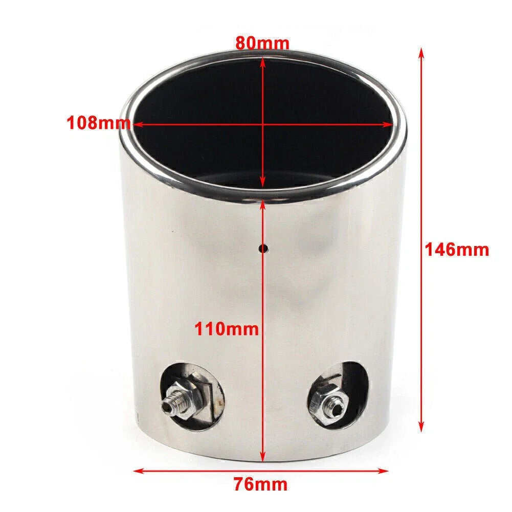 Rear Exhaust Pipe Tail Muffler Tip for Toyota Land Cruiser Prado (03-09)