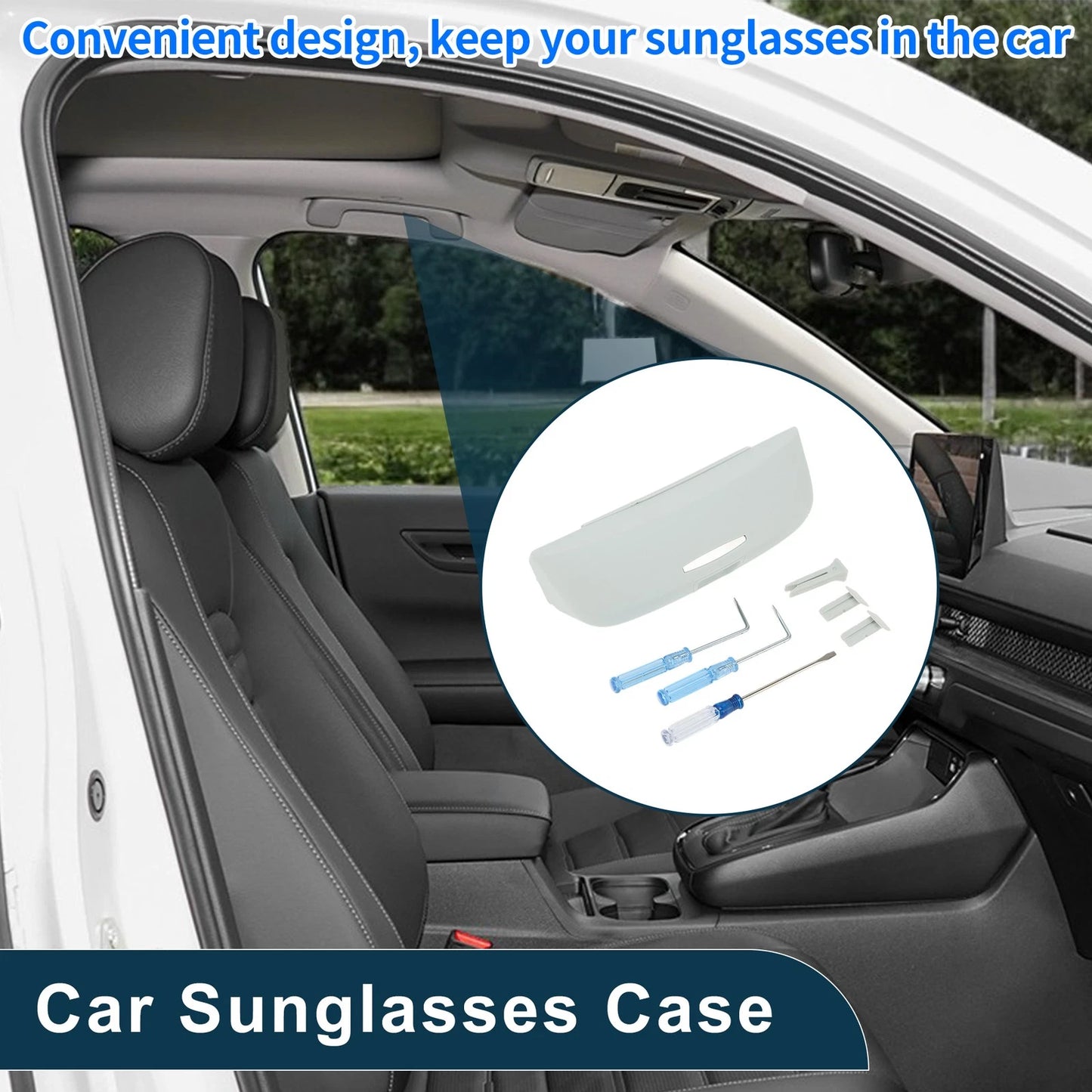 Sunglasses Case for Volkswagen Golf 8 (2020–2025) Eyeglasses Holder Storage Box