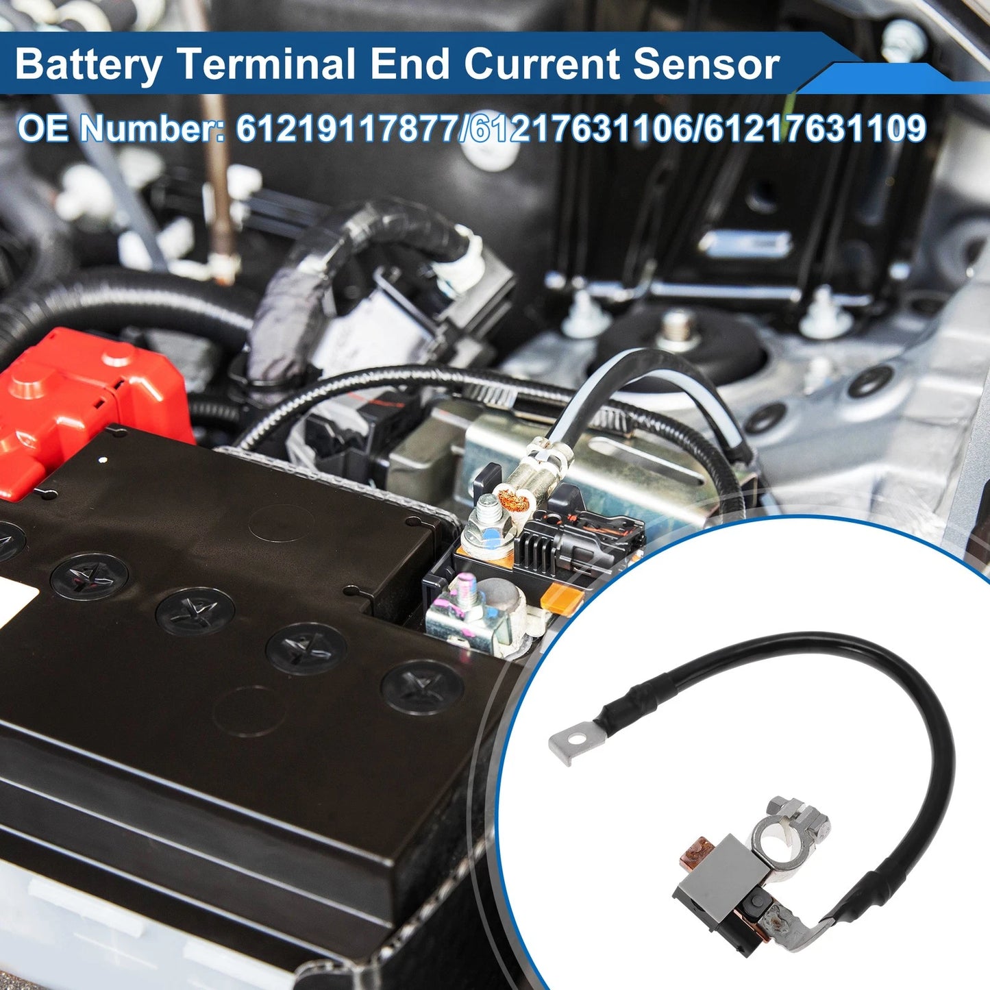 Battery Current Sensor No.61219117877 for BMW 320i (2013–2018)
