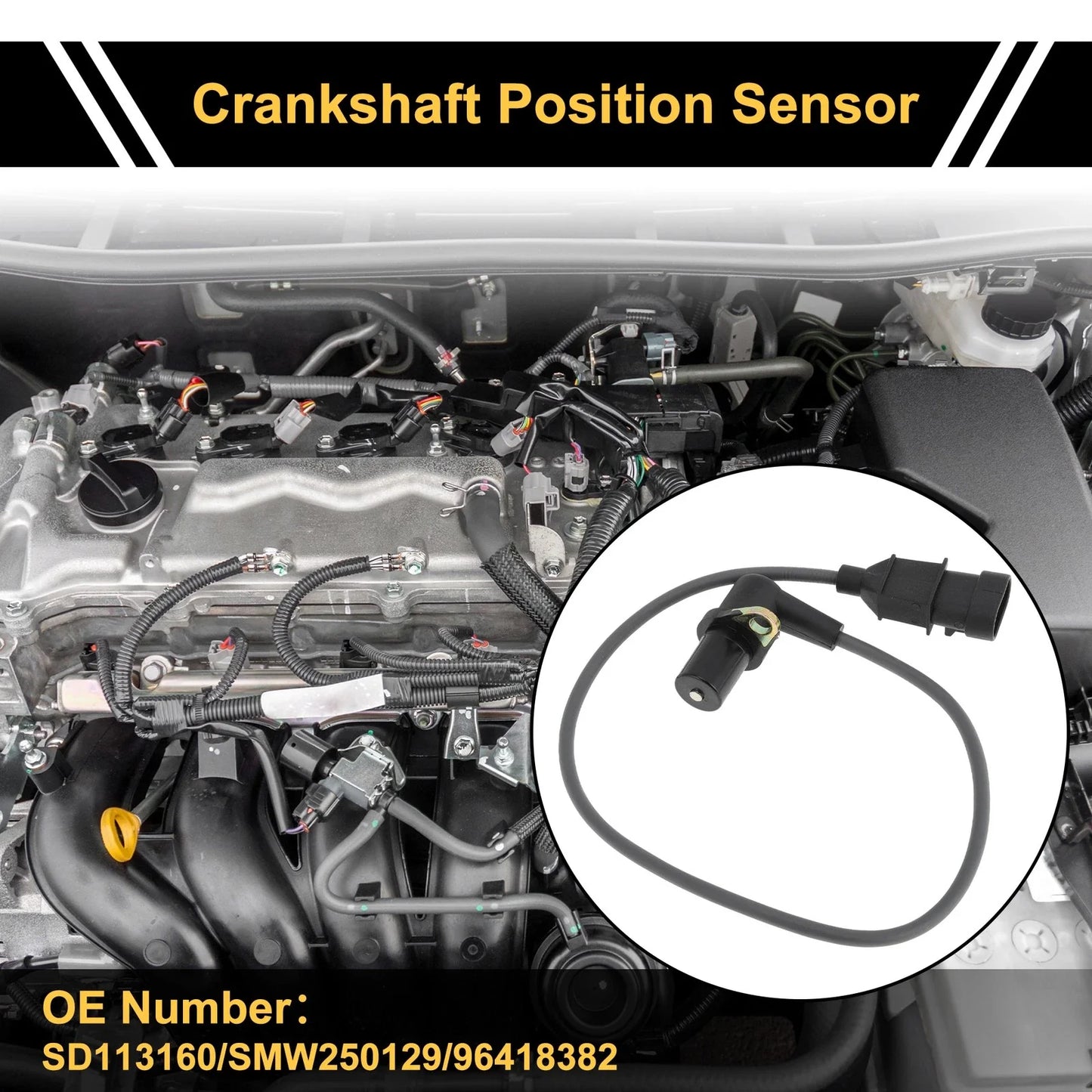 Crankshaft Position Sensor for Chevrolet Captiva 2.4 (2006-2016)