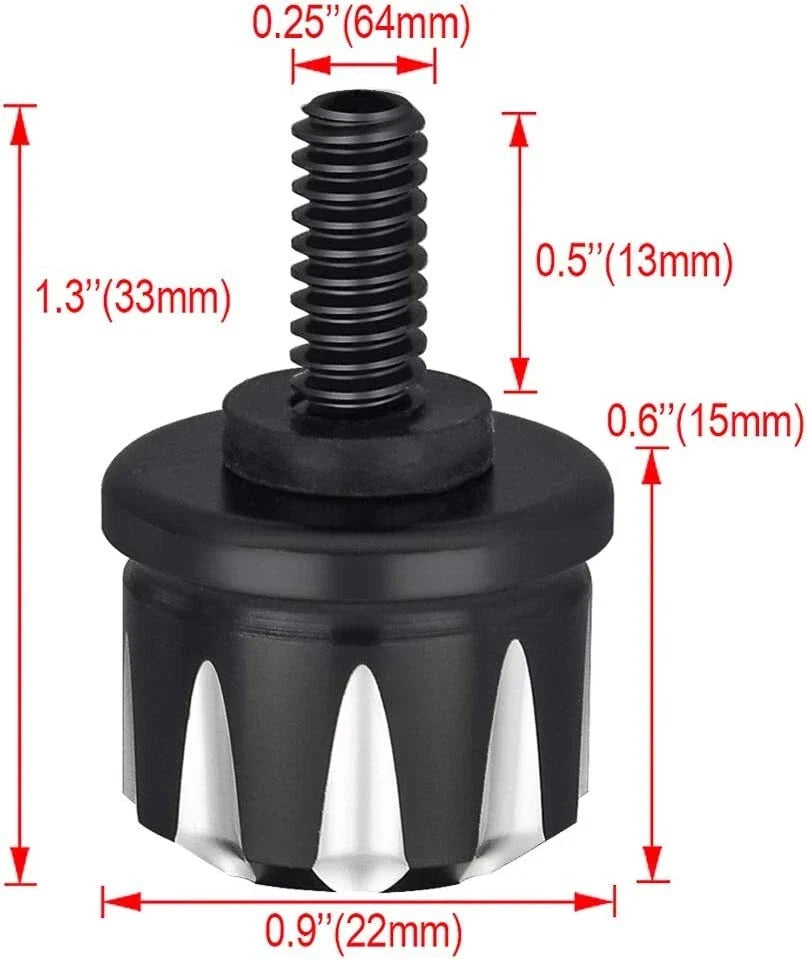 Rear Fender Bolt Tab Screw Nut for Harley Davidson (1996-2021)