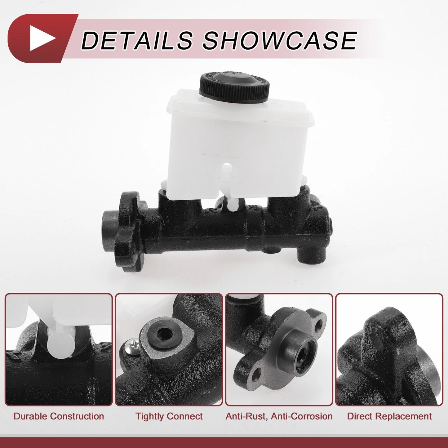 Brake Master Cylinder with Reservoir No. UB3943400 for Mazda B2000 (1986–1987)
