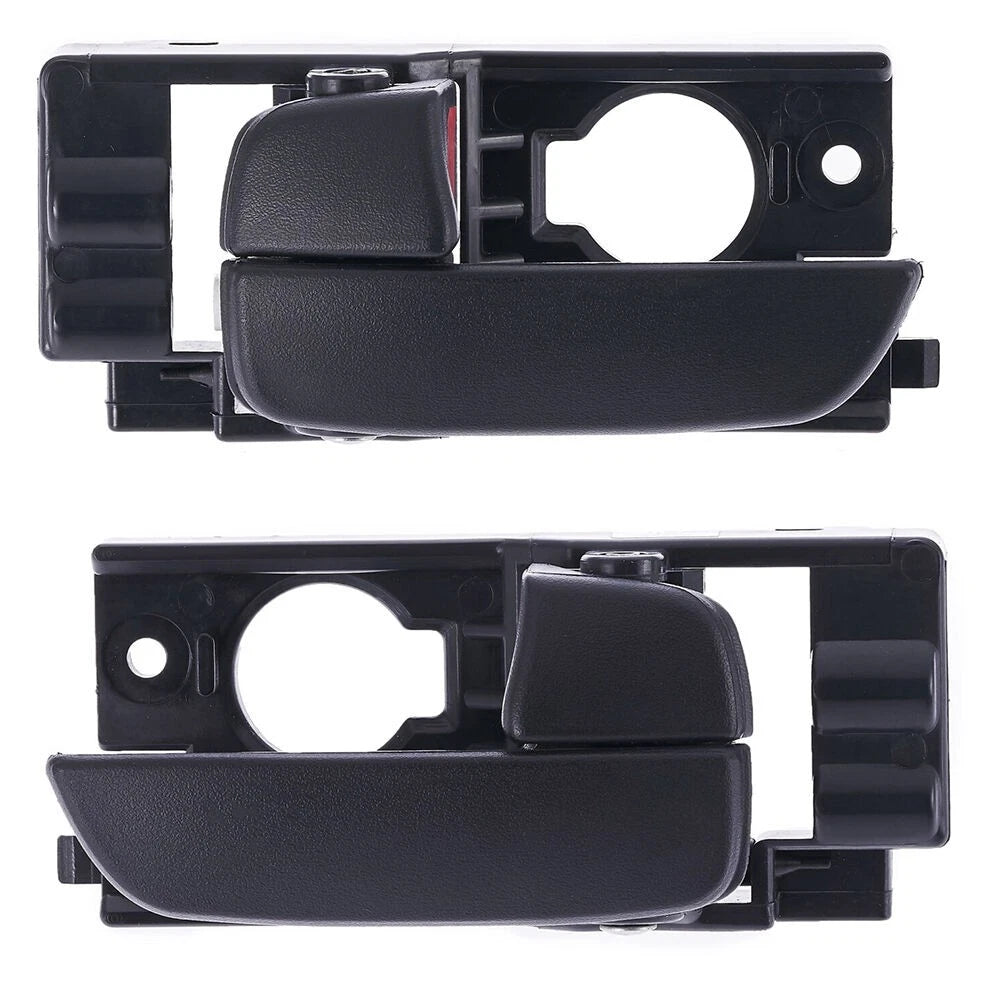 Set of 2 Black Inner Door Handles for Hyundai Accent (2005–2009)