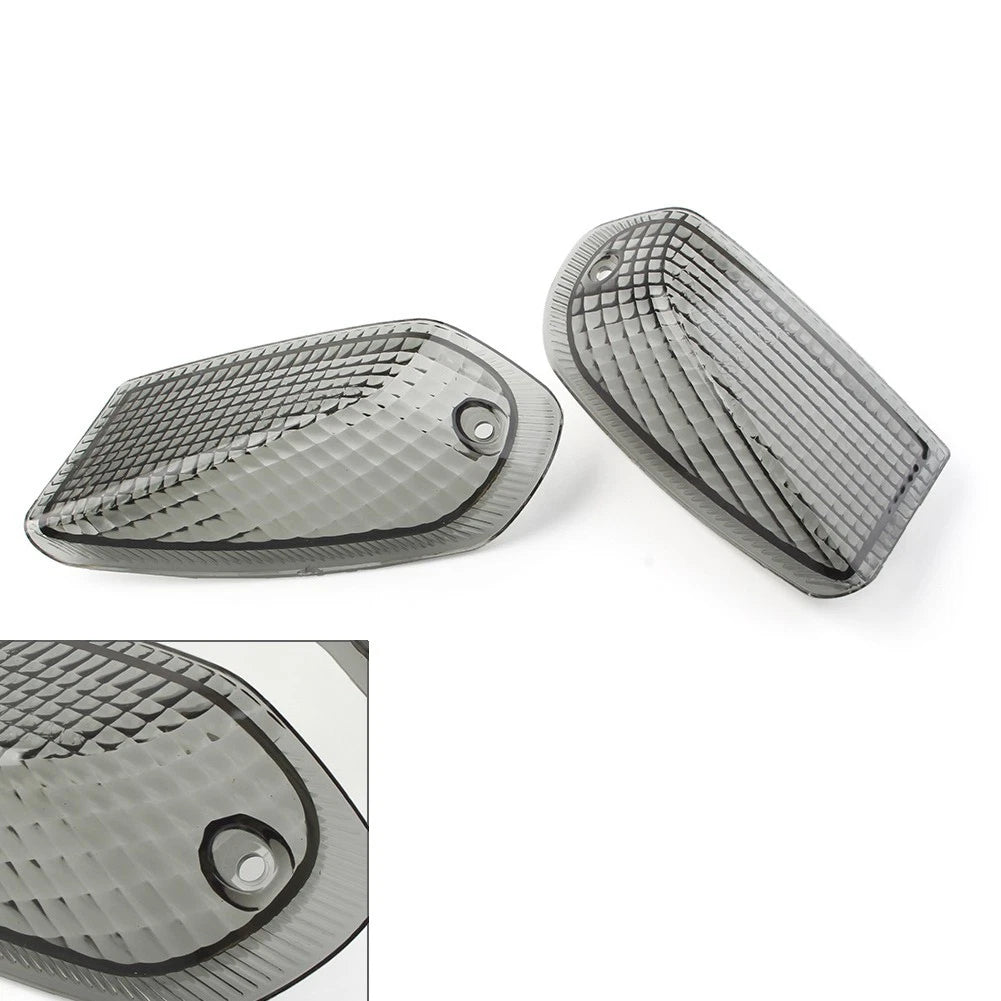 Rear Turn Signal Indicator Light Lens for Kawasaki ZZR400 ZZR600 (1990–1992) Smoke