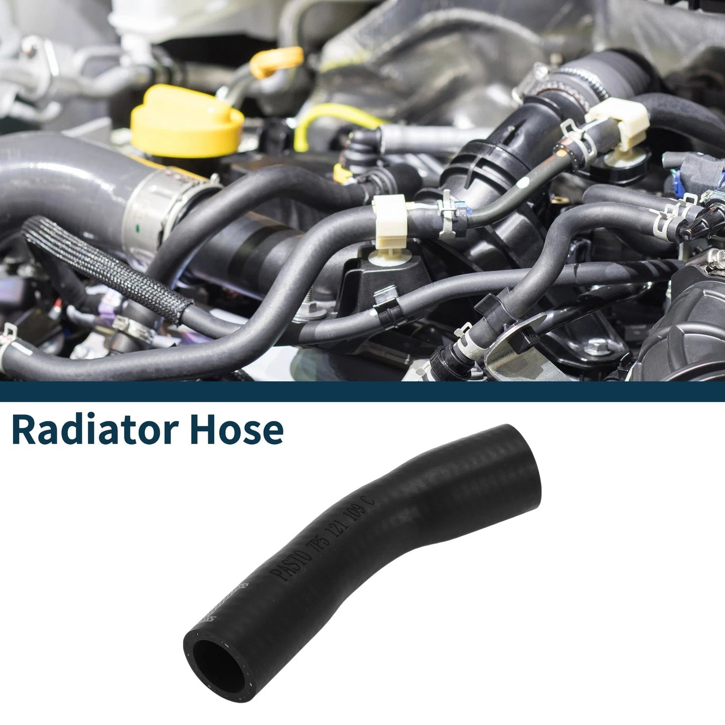 Radiator Hose for Porsche Cayenne (2011–2018) No. 95810632300 Plastic