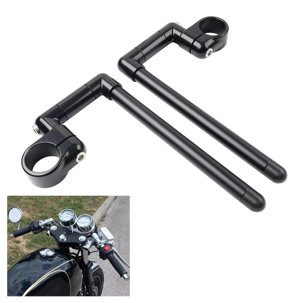 Handlebar Mount Front Windshield for Universal Motorcycles (7/8" & 1")