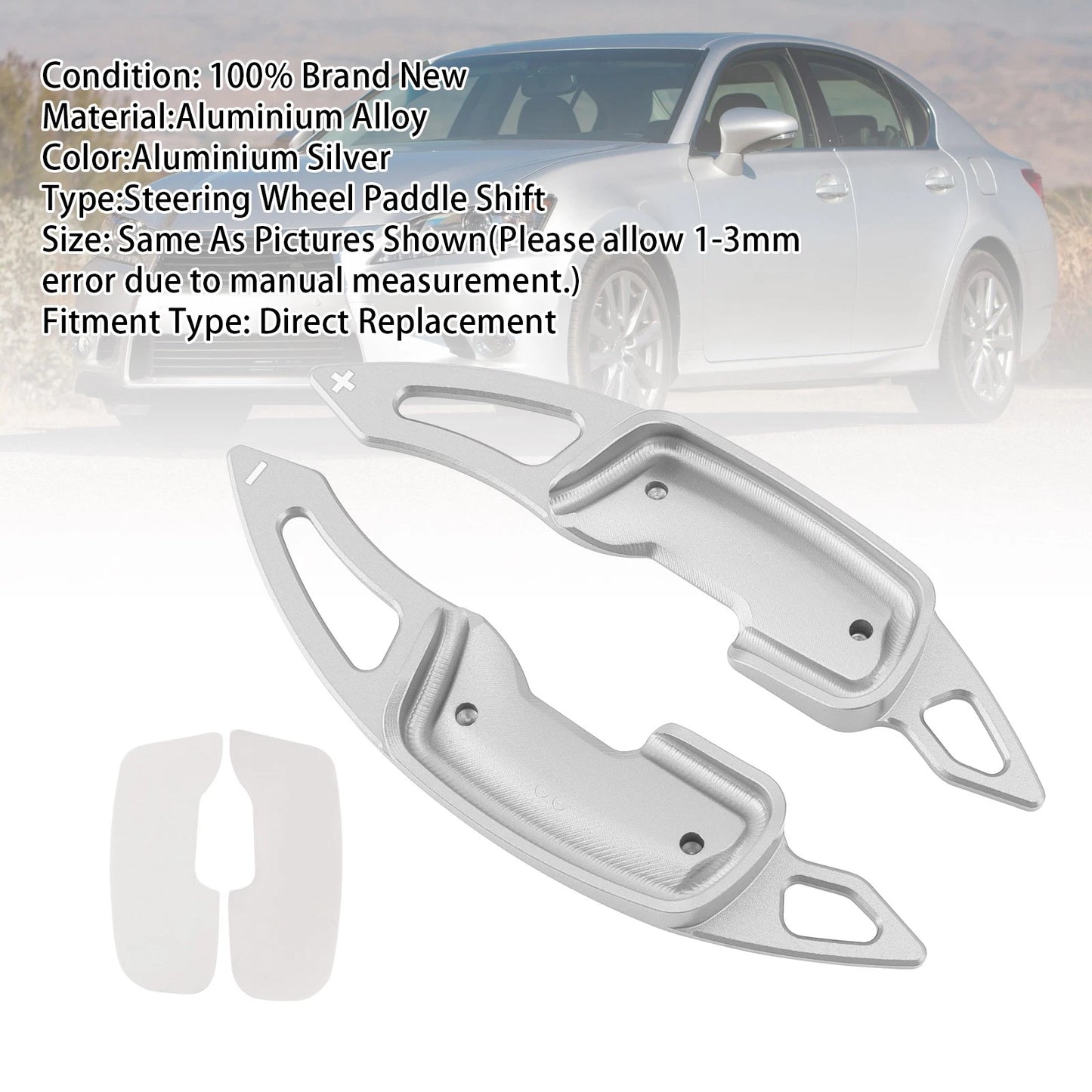 Shift Pallets for Lexus RX GX (2003–2023) Aluminum Silver