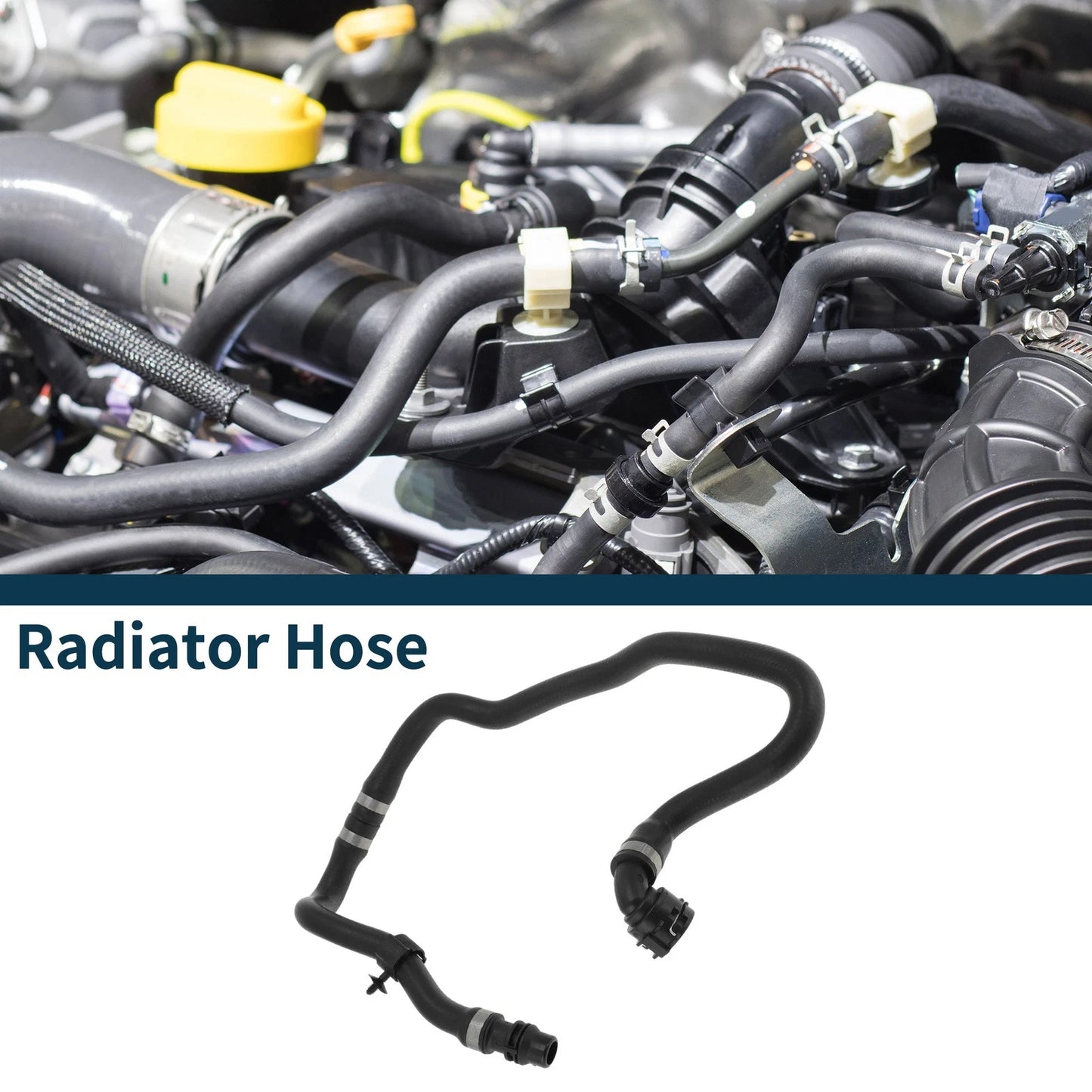 Radiator Hose for BMW 1 Series (2015) No. 17128662837 Rubber Coolant Pipe
