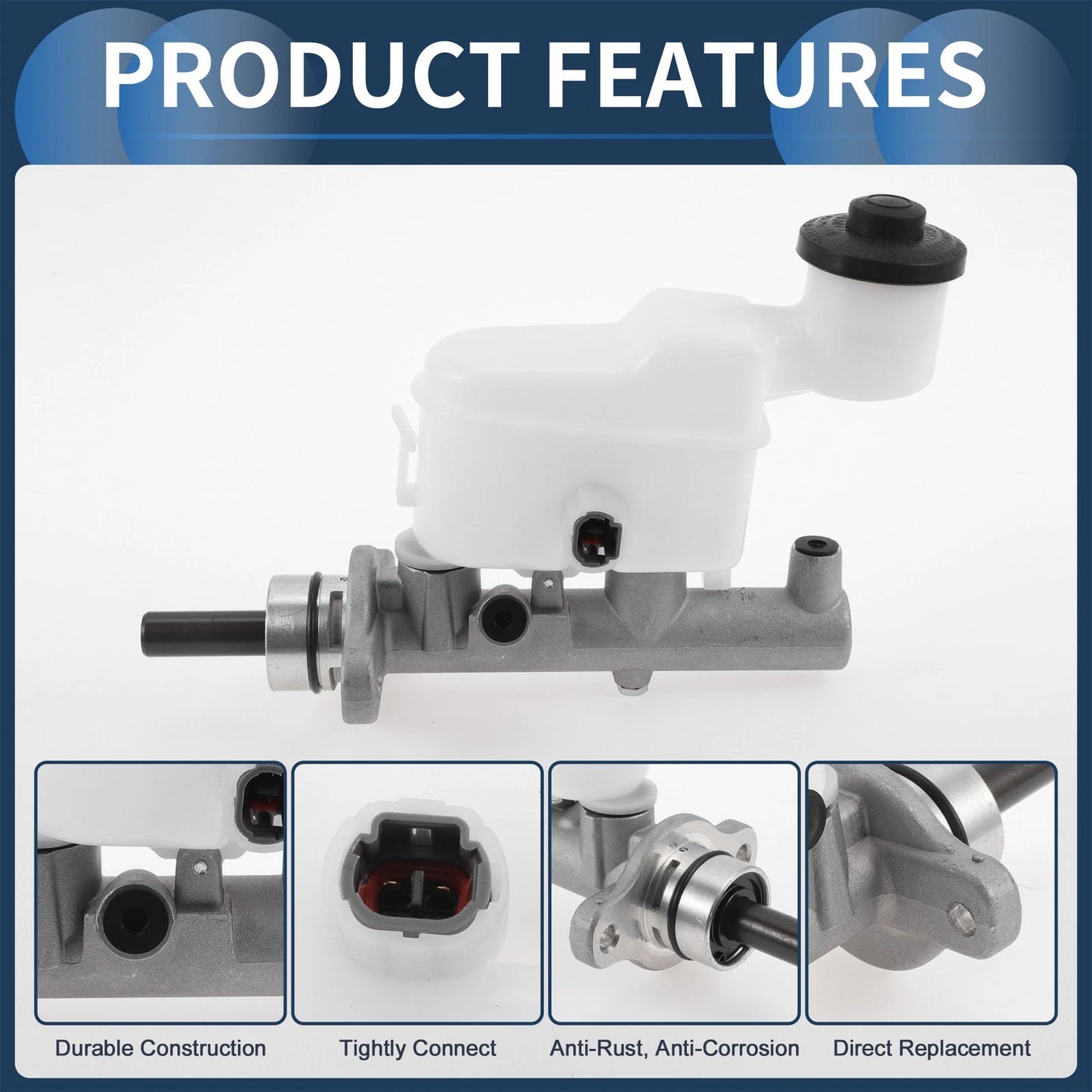 Brake Master Cylinder with Reservoir No. 472010K040 for Toyota Hilux (2005–2015)