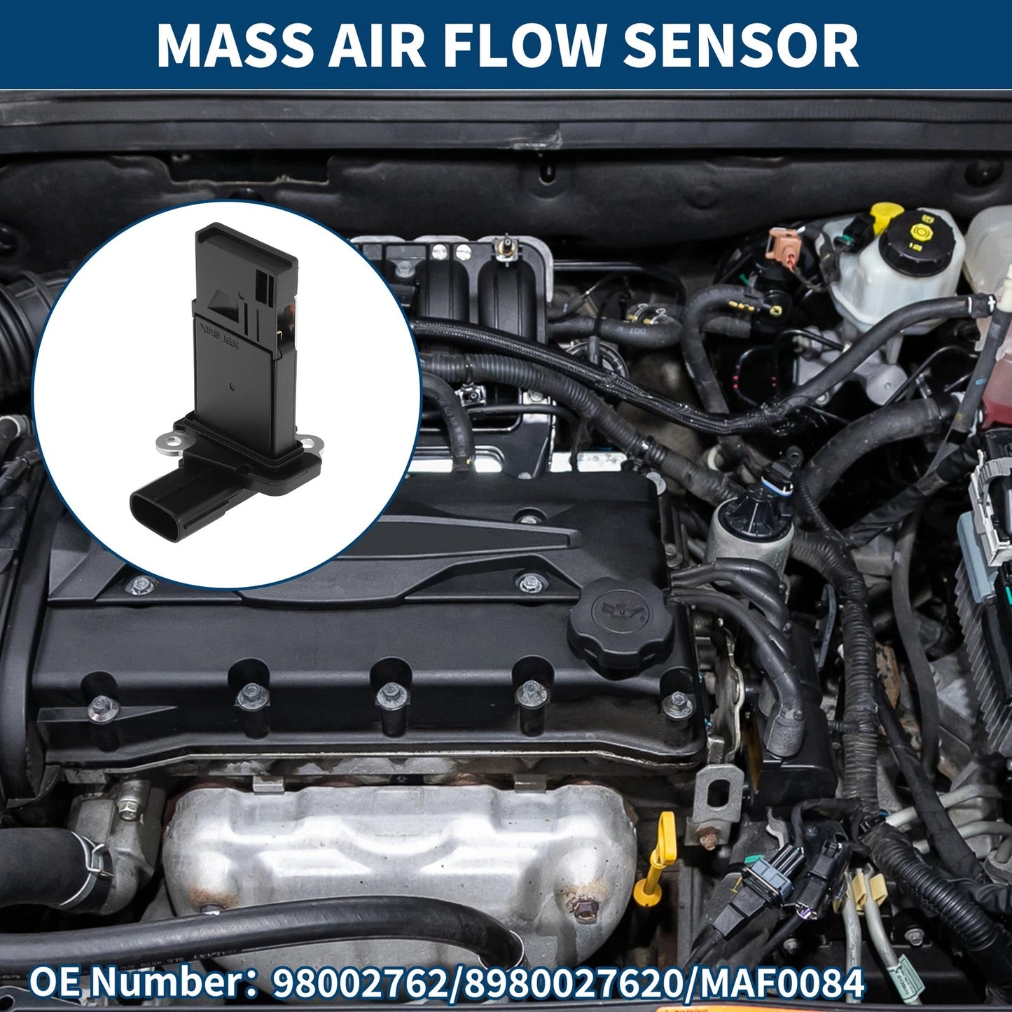 Mass Air Flow Sensor Meter No. 98002762 for Chevrolet Express 2500 3500 (2003–2021)
