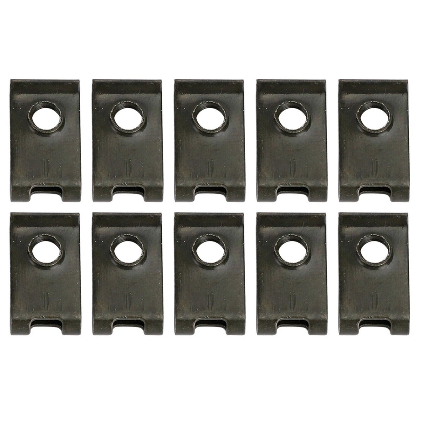 10pcs M5 5mm Speed Nuts for Universal Motorcycle (Galvanized Snap Nuts)