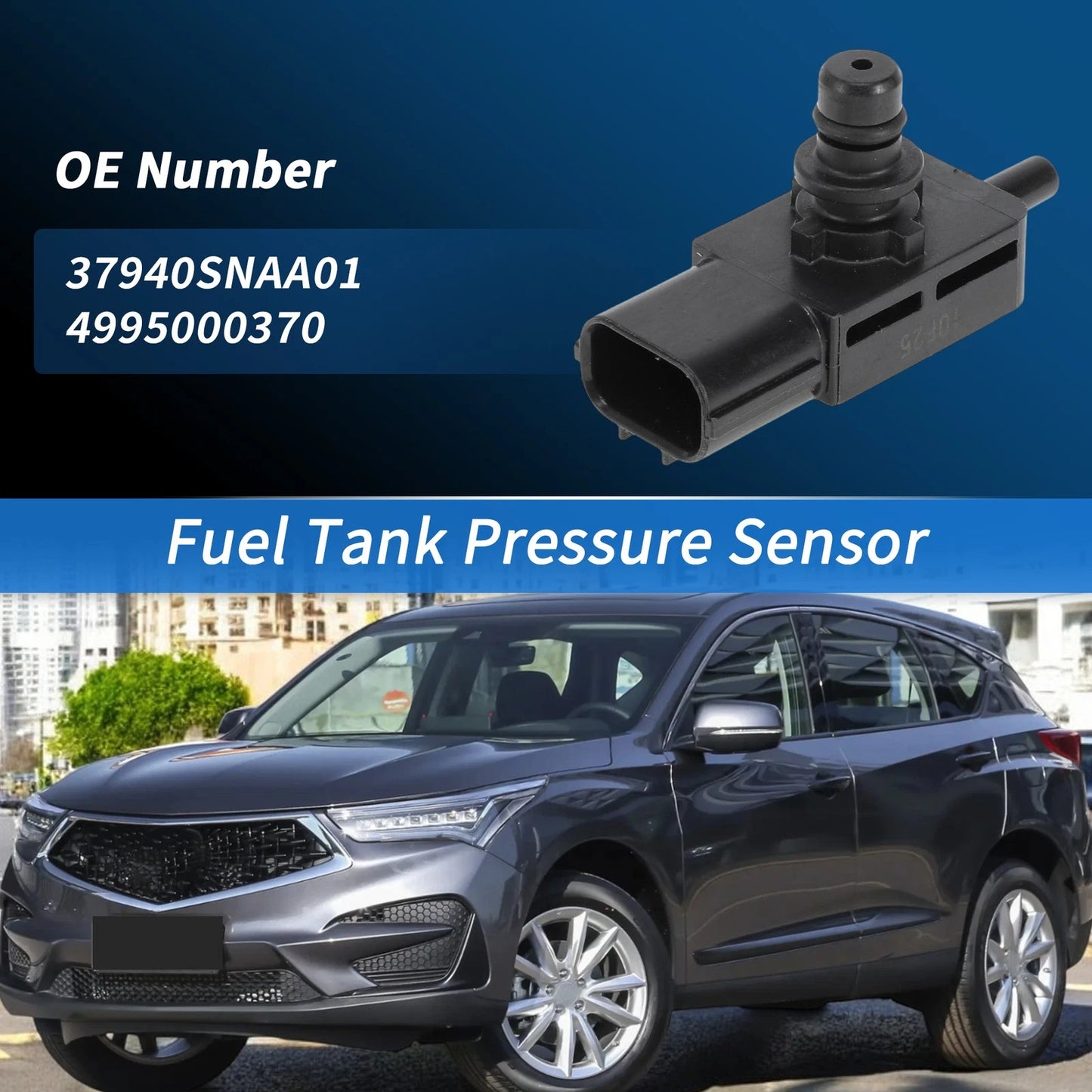 Fuel Tank Pressure Sensor No.37940SNAA01 for Honda CR-V 2.4 (2007–2019)