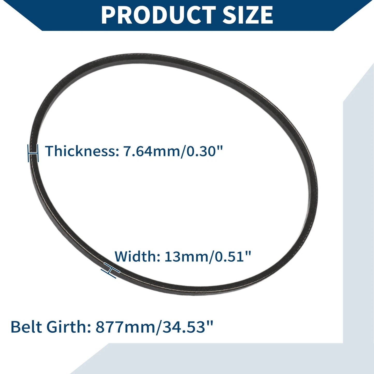 Drive Belt for EZGO TXT 4 Cycle Gas (1991–Present) 295cc
