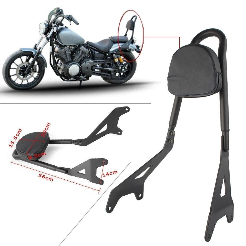 Sissy Bar Backrest Rack for Yamaha Star XVS950 Bolt XV950 (2014–2017)
