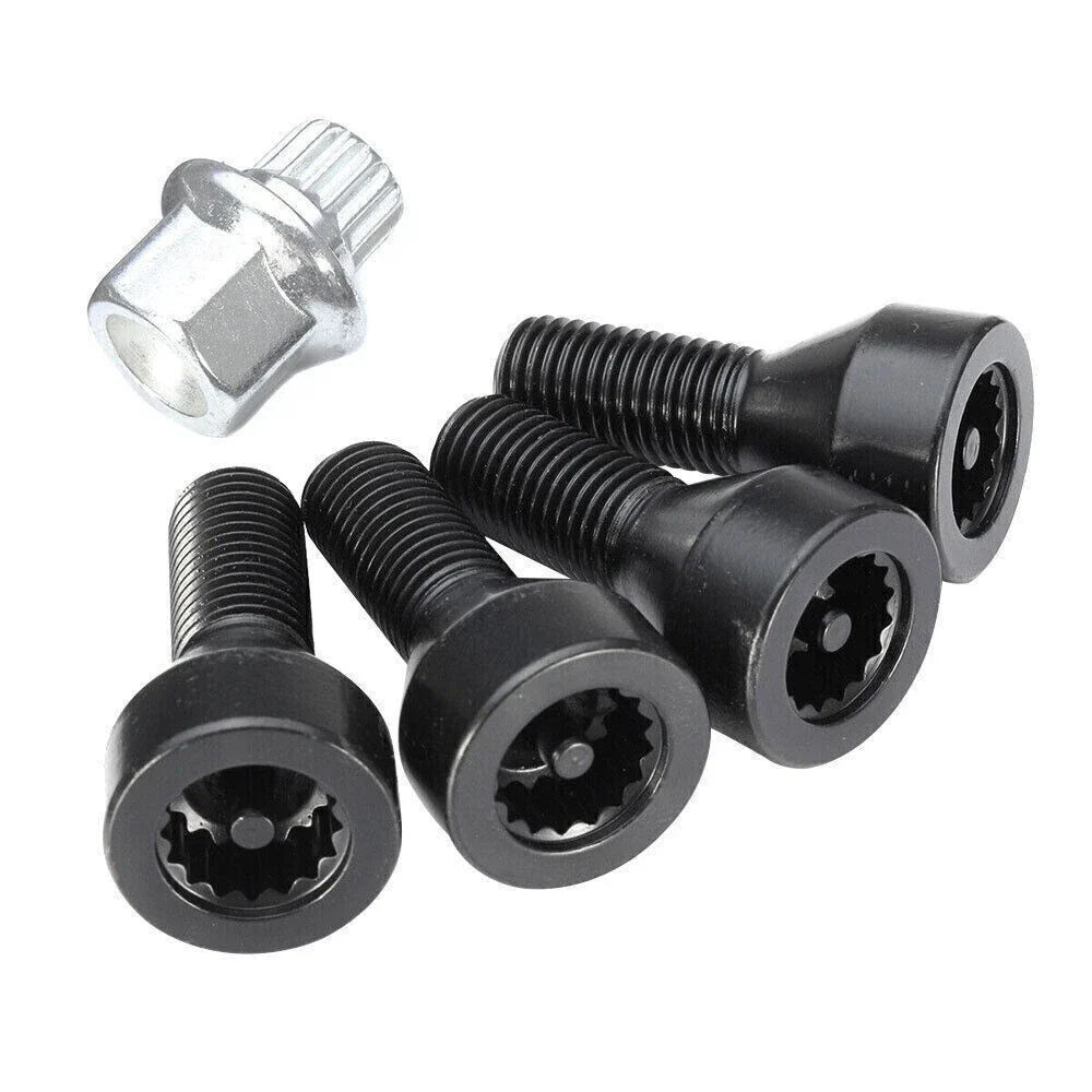 Wheel Lock Set Lug Bolts for BMW 1 3 5 6 Series M3 M5 M6 Z3 (1998-2023)