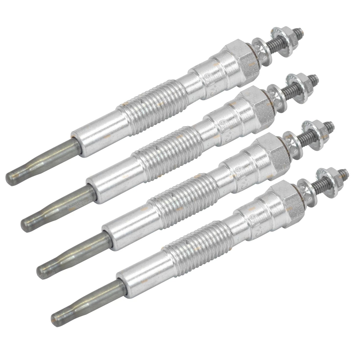 Set of 4 Glow Plugs for Mazda B2500 (2000–2006) Turbo Diesel