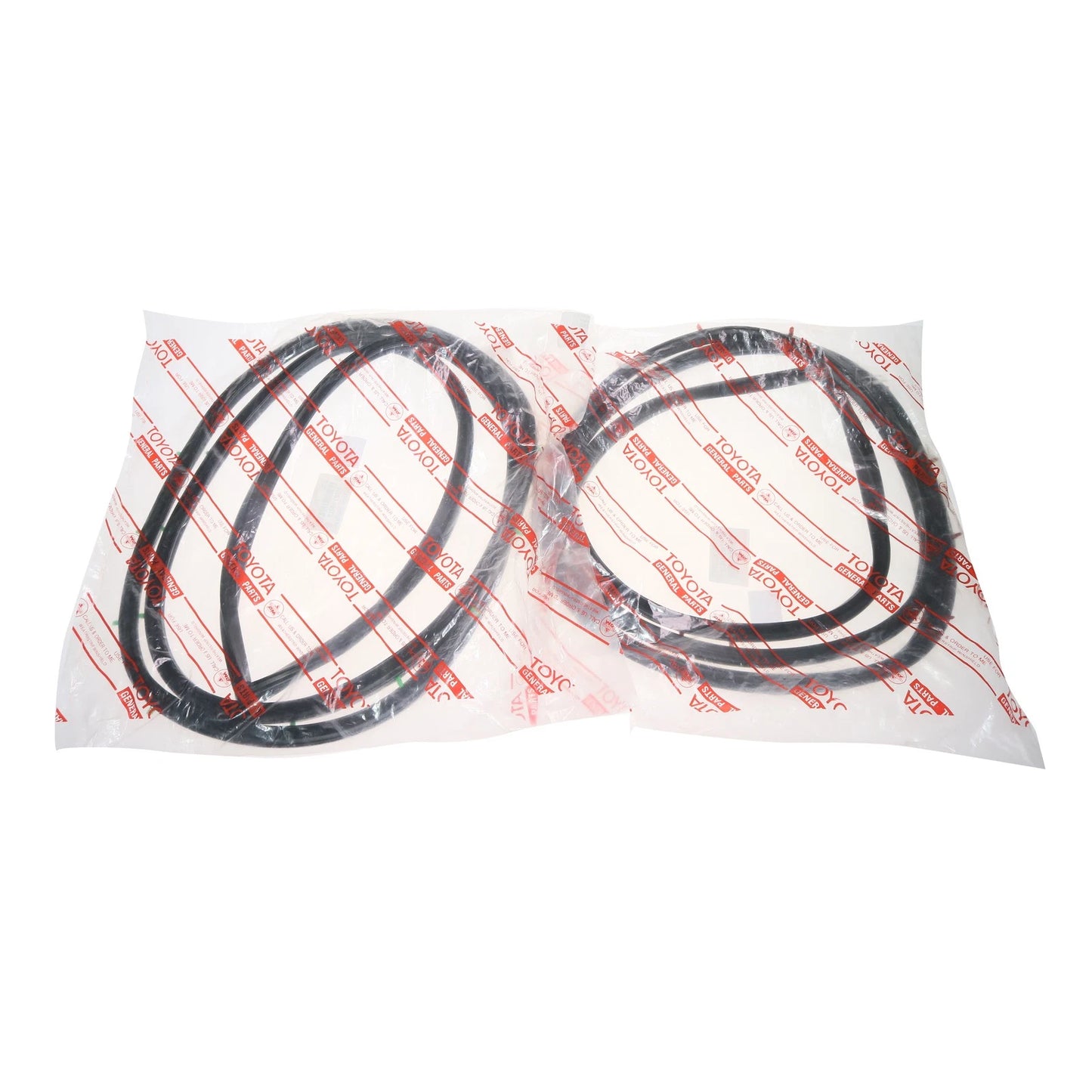 Set of 2 Front Door Weatherstrip Seals for Toyota Corolla Sprinter (1975–1979)